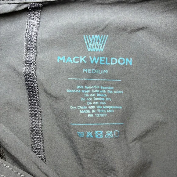 Mack Weldon Shorts Men M Blue 4 Way Performance Stretch Active Summer Gym - Picture 5 of 9